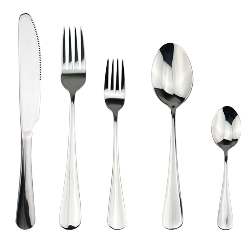 Mirror polish Flatware set for wholesale Stainless Steel Home Restaurant Essential Cutlery - 副本